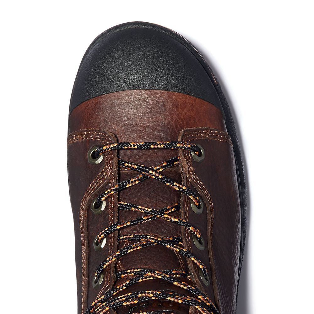 Botas de Trabajo Timberland Hombre Pro® Endurance 6\" Soft Toe Marrones - Chile ZMV-092835